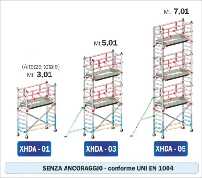 Ponteggio Professionale EUROPONT XHDA modelli