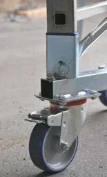 Ponteggio in alluminio Olympo ruote 150 mm diametro